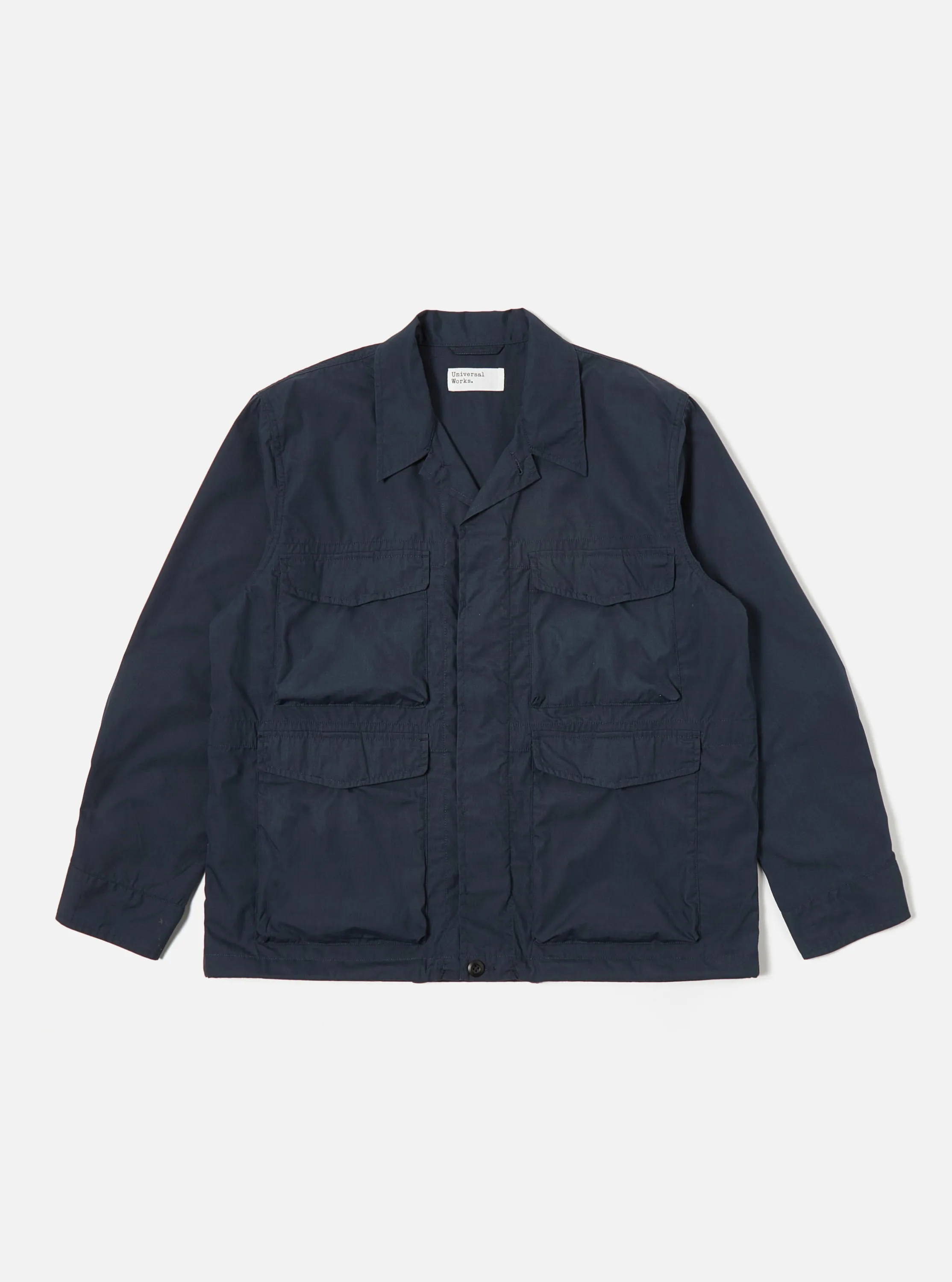 Universal Works Parachute Field Jacket in Navy Recycled Poly Tech sold by Universal Works product image thumbnail 2