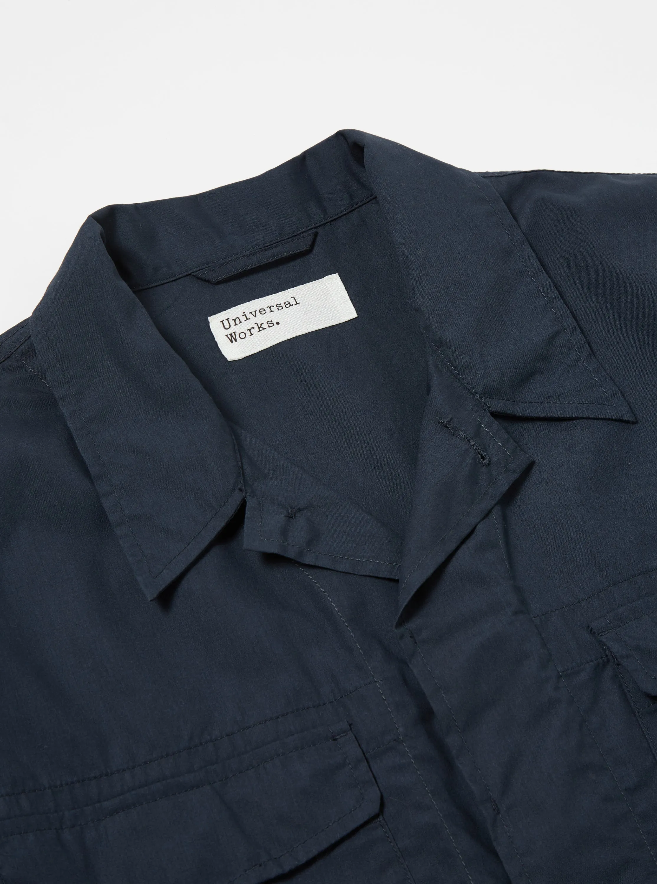 Universal Works Parachute Field Jacket in Navy Recycled Poly Tech sold by Universal Works product image thumbnail 4