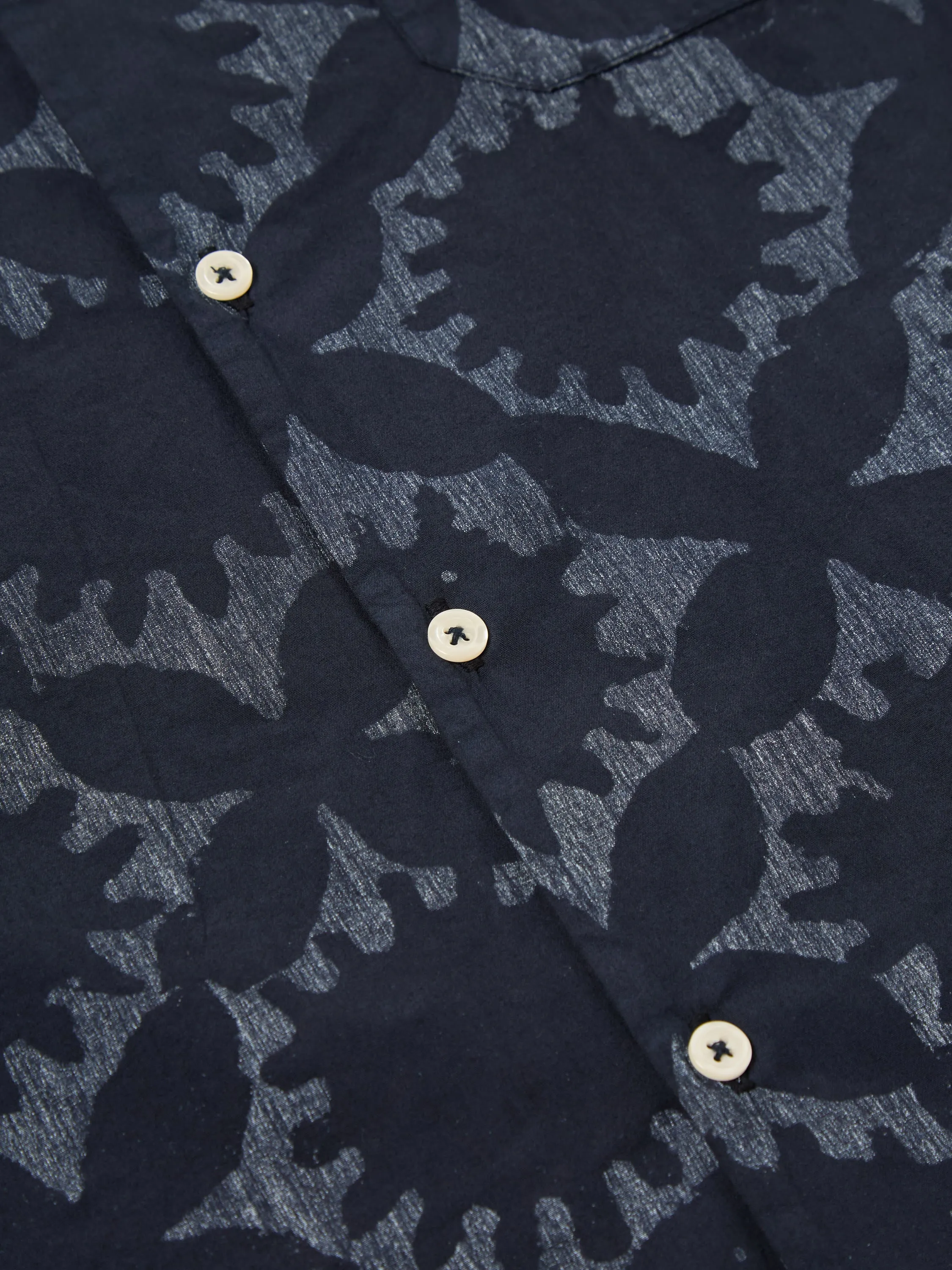 Universal Works Road Shirt in Navy Sun Print sold by Universal Works product image thumbnail 5