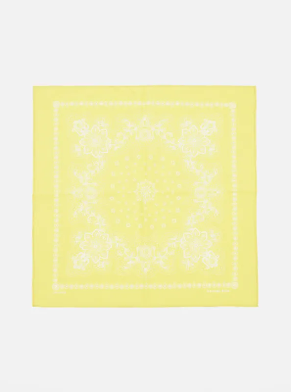 Universal Works Neckerchief in Yellow Classic Bandana sold by Universal Works
