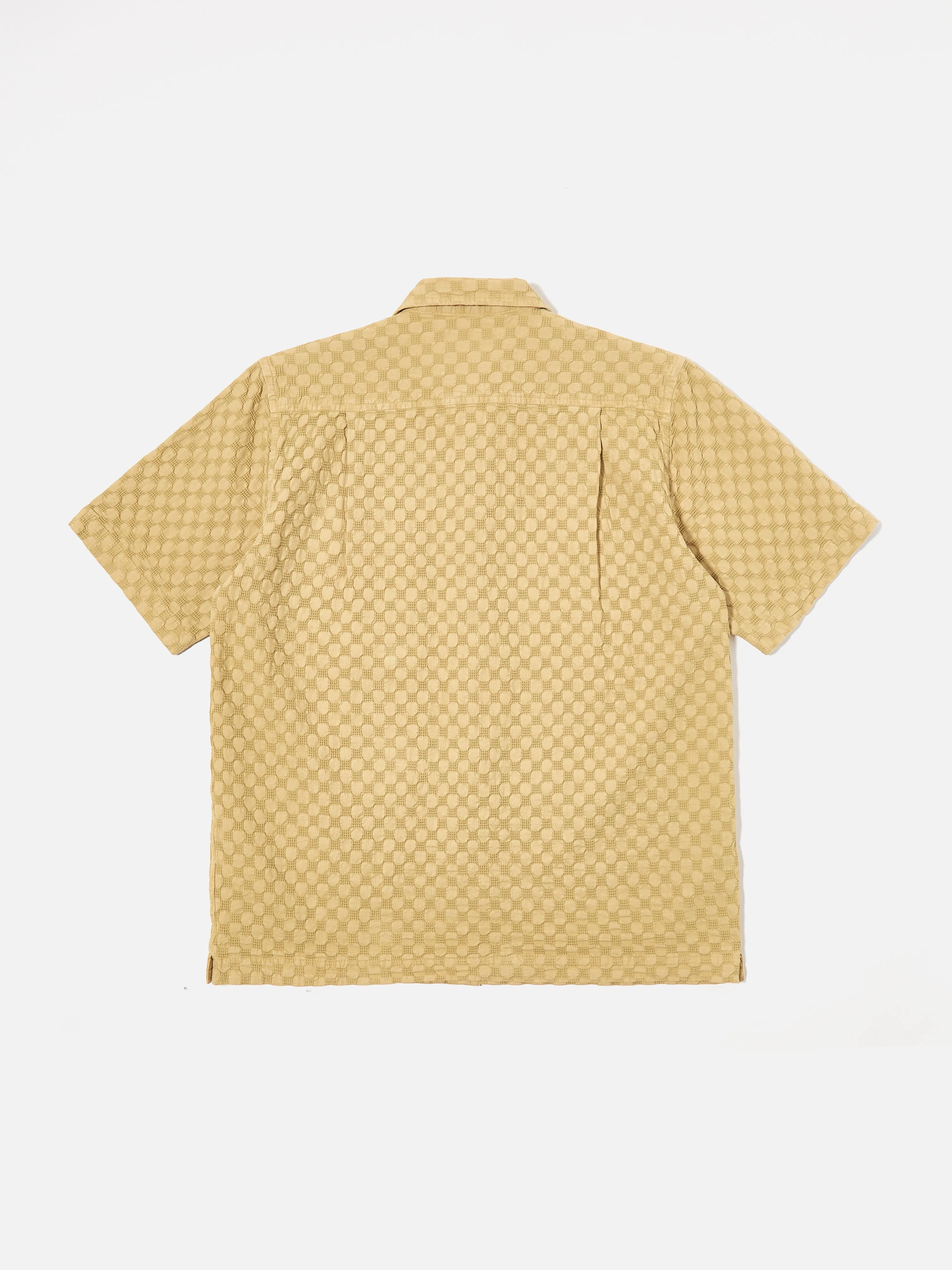 Universal Works Island Shirt in Camel Dot Waffle sold by Universal Works product image thumbnail 3