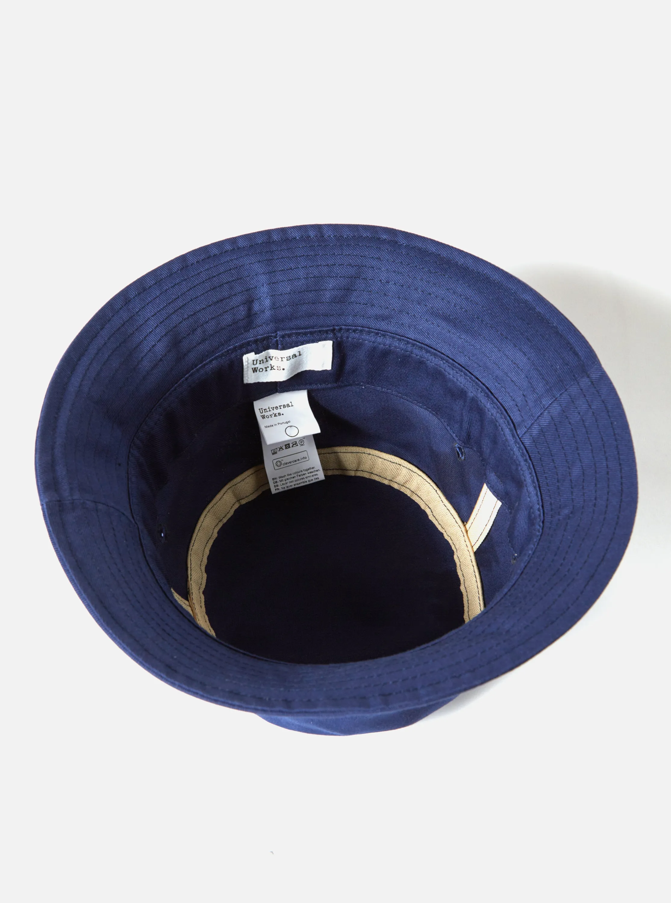 Universal Works Bucket Hat in Navy Twill Cotton sold by Universal Works product image thumbnail 4