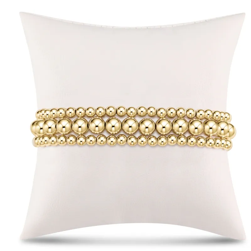 Simply Classic Gold Stack - 6mm sold by enewton