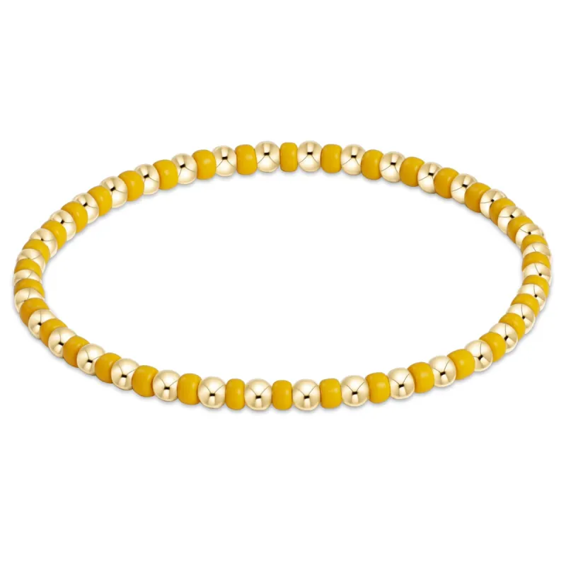 Gameday Hope Grateful Bracelet - Golden Yellow sold by enewton