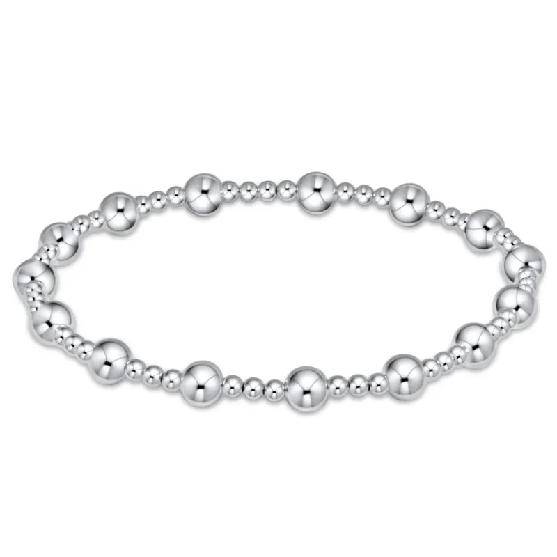Classic Sincerity Pattern 5mm Bead Bracelet - Sterling sold by enewton