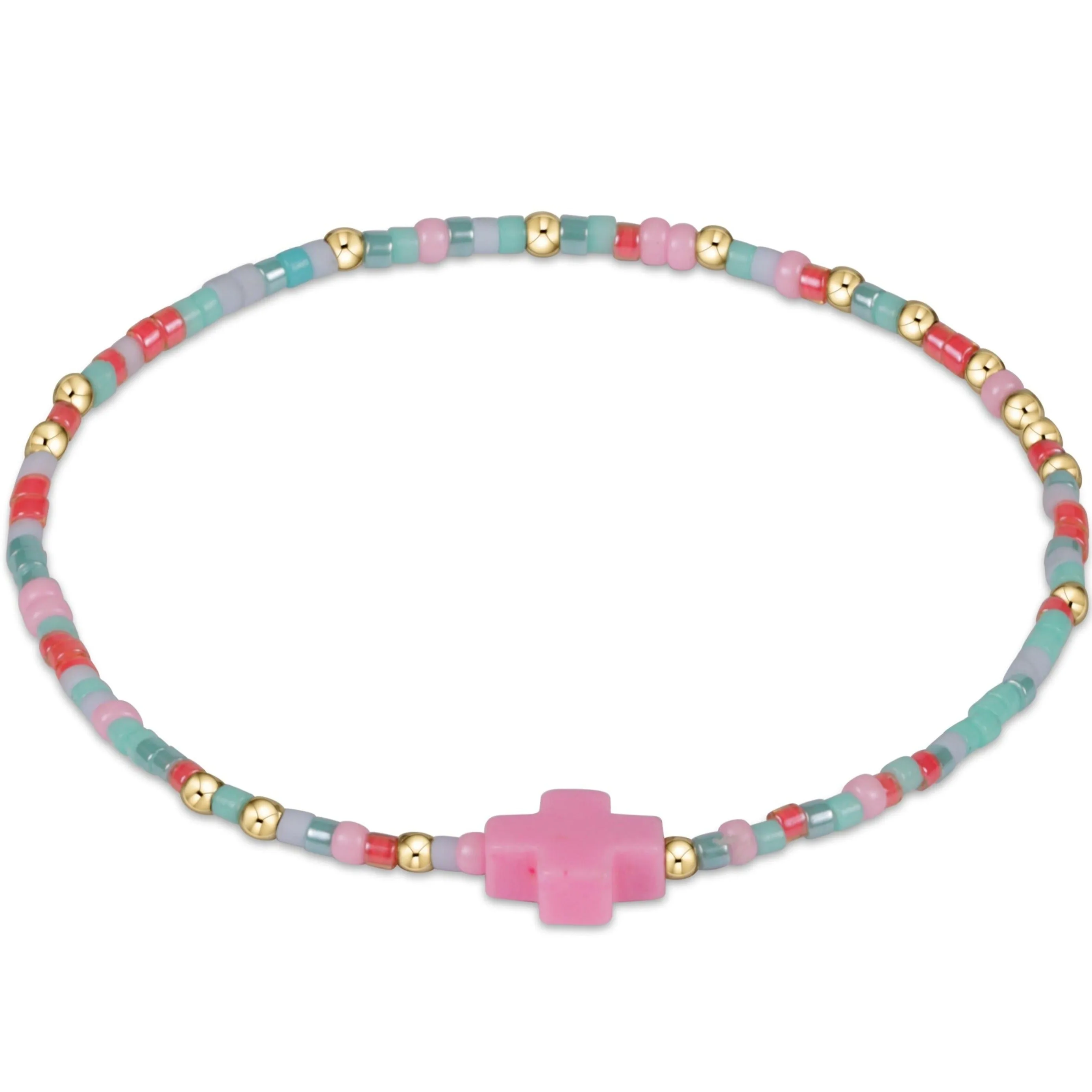 egirl Hope Unwritten Signature Cross Bracelet - Anything is Popsicle sold by enewton