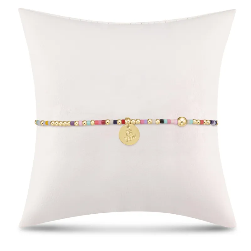 egirl Hope Unwritten Bracelet- Hot Mess- be you. Small Gold Disc sold by enewton