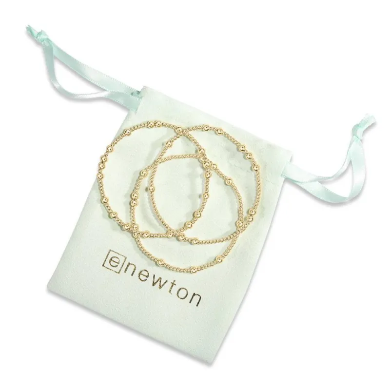 hope unwritten gold stack - 4mm sold by enewton