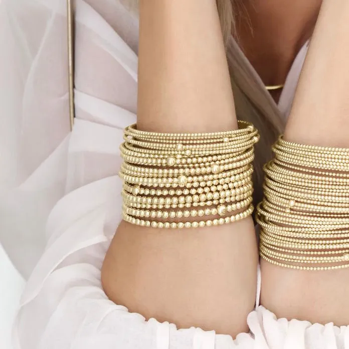 Classic Beaded Bangle Stack - 3mm sold by enewton product image thumbnail 2