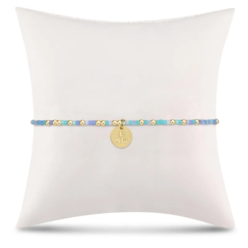egirl Hope Unwritten Bracelet- Sea Said- be you. Small Gold Disc sold by enewton