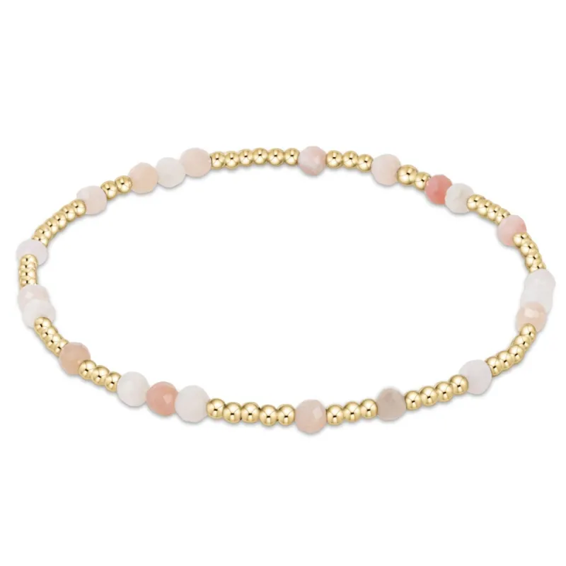 Hope Unwritten Gemstone Bracelet - Pink Opal sold by enewton