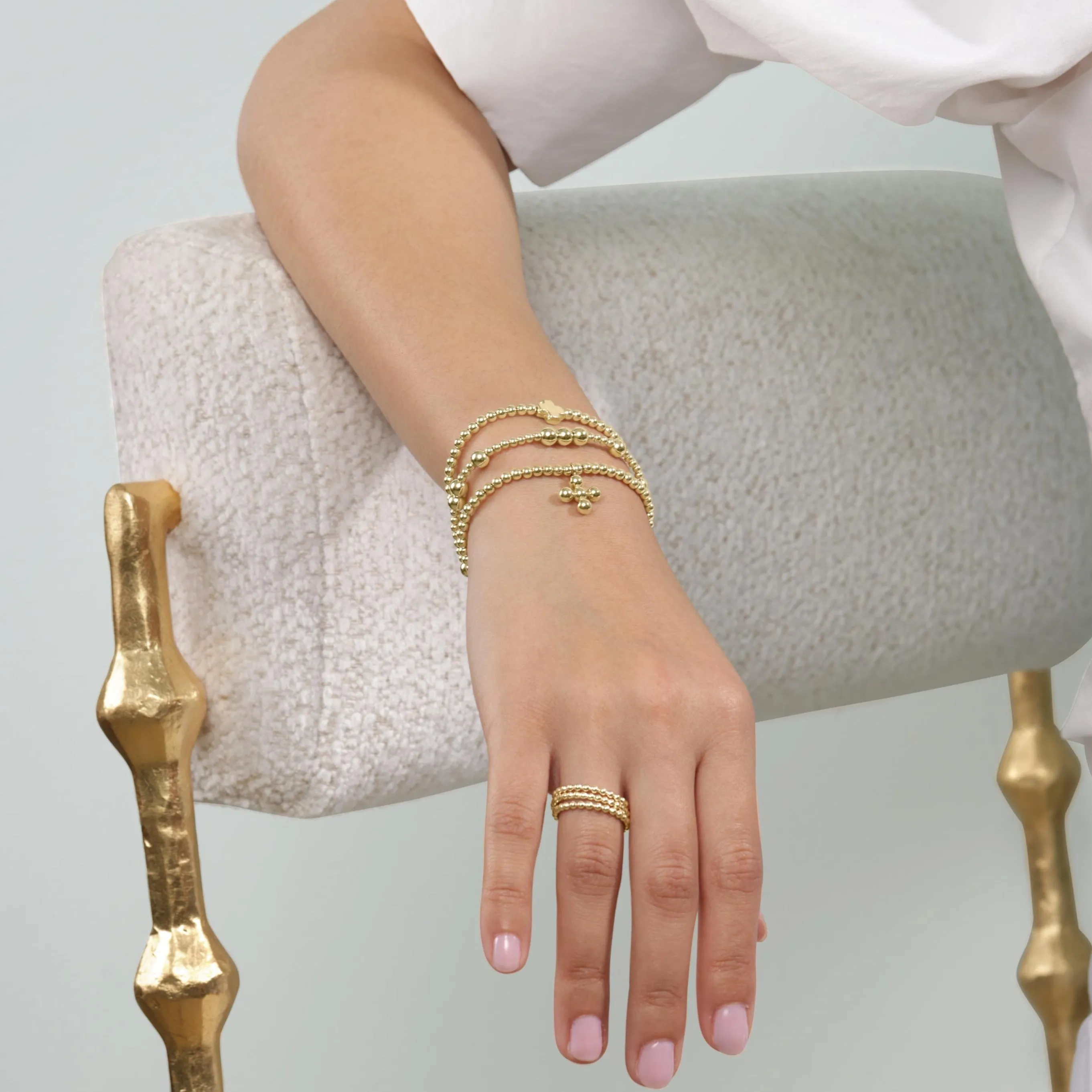 Hope Signature Cross Gold Stack of 3 sold by enewton product image thumbnail 2