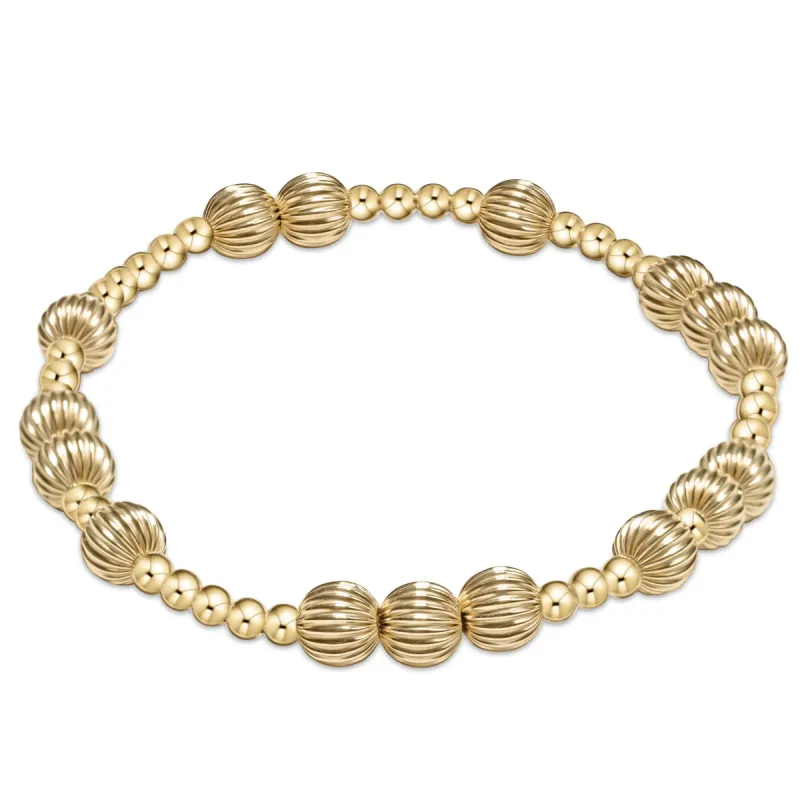 Hope Unwritten Dignity 6mm Bead Bracelet - Gold sold by enewton