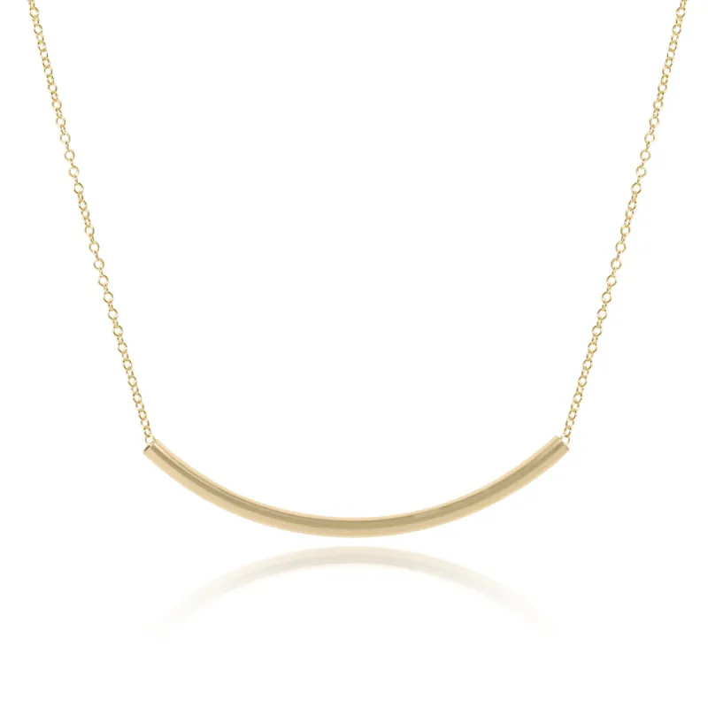 egirl 14" necklace - bliss bar gold sold by enewton