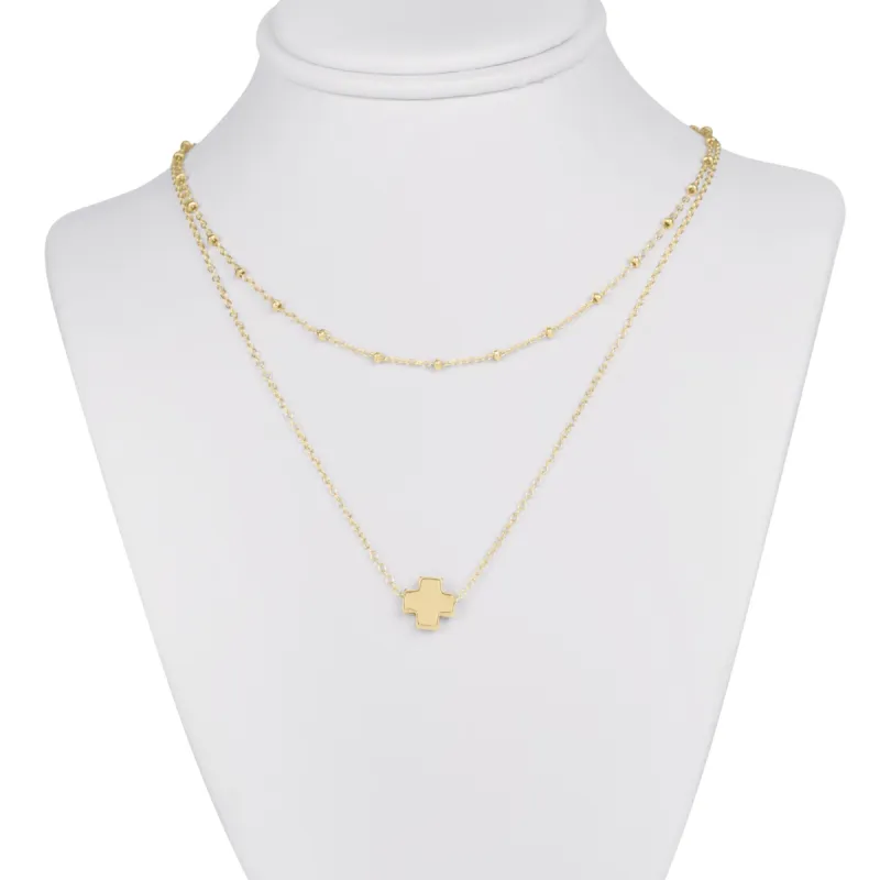 Simplicity Gold Signature Cross Layers sold by enewton