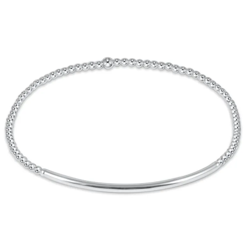 Classic Sterling 2mm Bead Bracelet - Bliss Bar Sterling sold by enewton