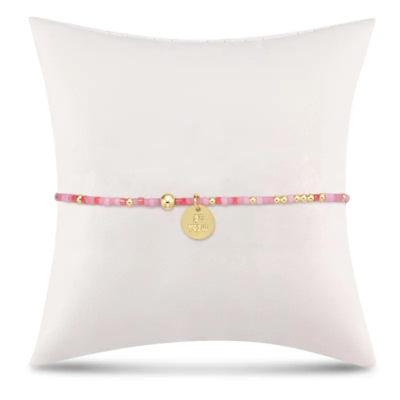 egirl Hope Unwritten Bracelet- Party Like a Flockstar- be you. Small Gold Disc sold by enewton