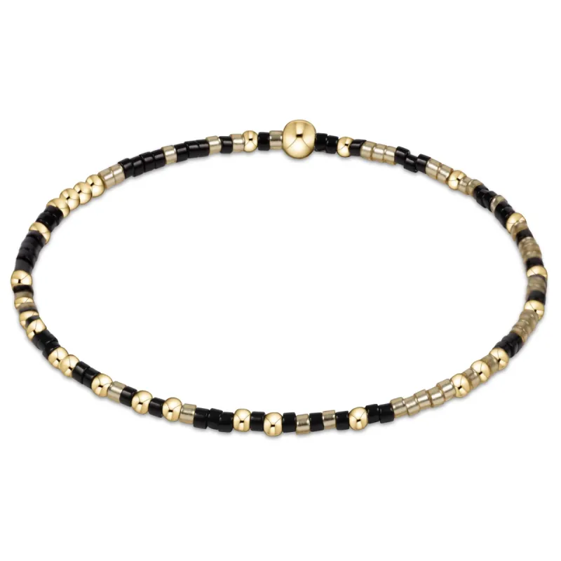 Gameday Hope Unwritten Bracelet - Gold Luster-Onyx sold by enewton