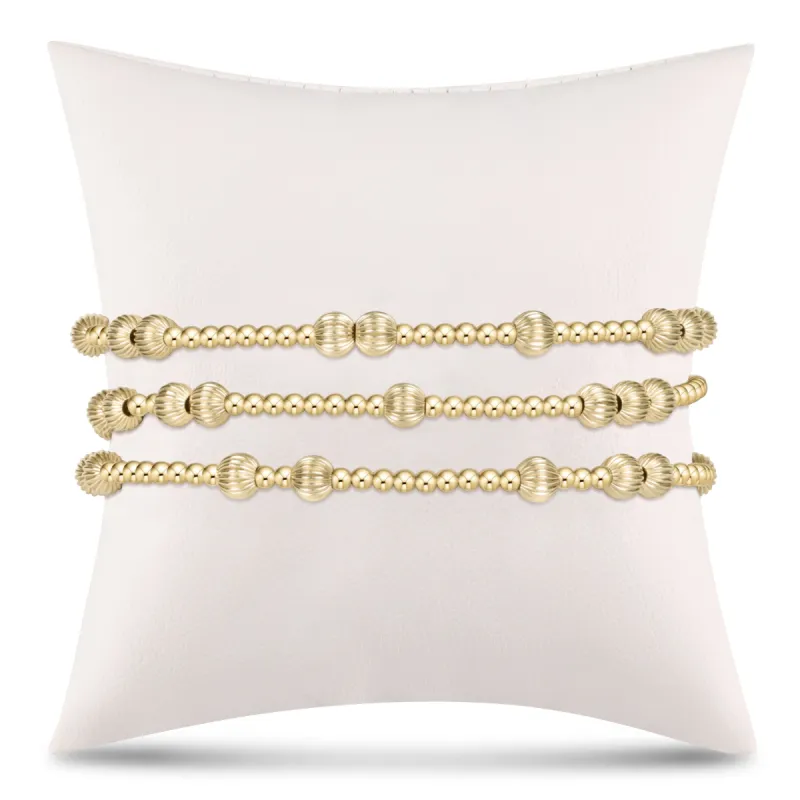 Hope Unwritten Dignity Gold Stack - 5mm sold by enewton