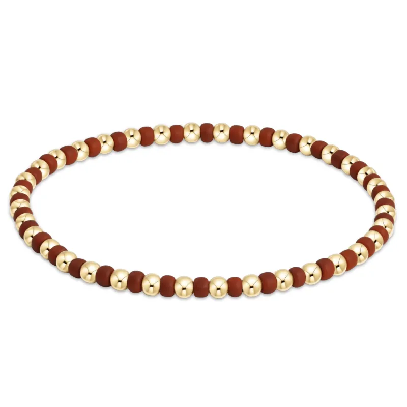 Gameday Hope Grateful Bracelet - Burnt Orange sold by enewton