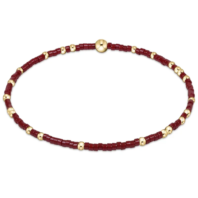 Gameday Hope Unwritten Bracelet - Wine sold by enewton