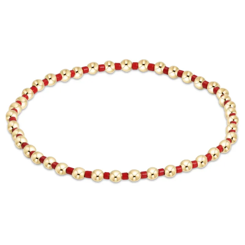 Hope Grateful Bracelet - Bright Red sold by enewton