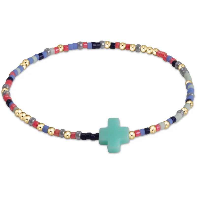 egirl Hope Unwritten Signature Cross Bracelet - Don't Be Crabby sold by enewton