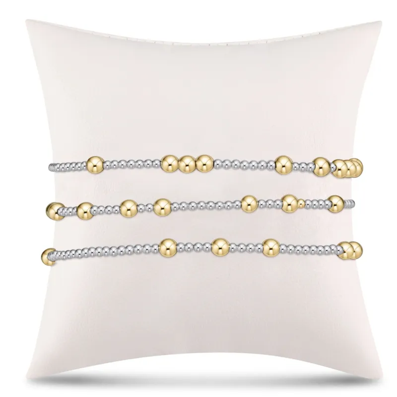 hope unwritten mixed metal stack - 4mm sold by enewton