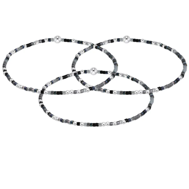 hope unwritten sterling bracelet - nothin' good after midnight (set of 3) sold by enewton