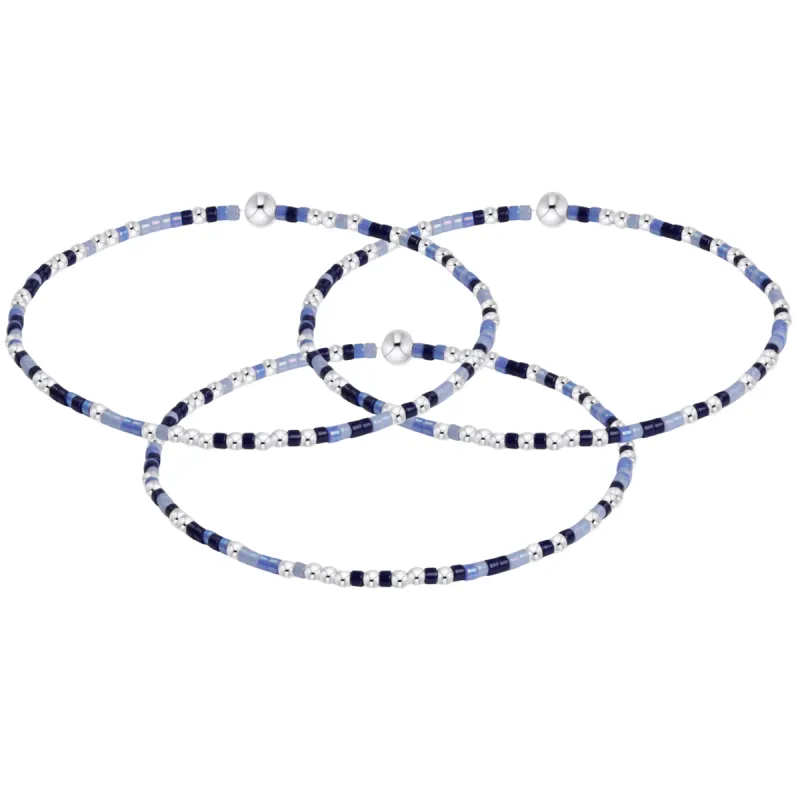 hope unwritten sterling bracelet - bringin' blue-ty back (set of 3) sold by enewton