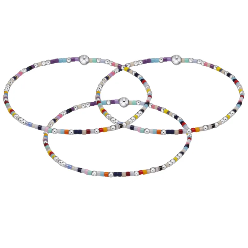 hope unwritten sterling bracelet - hot mess (set of 3) sold by enewton