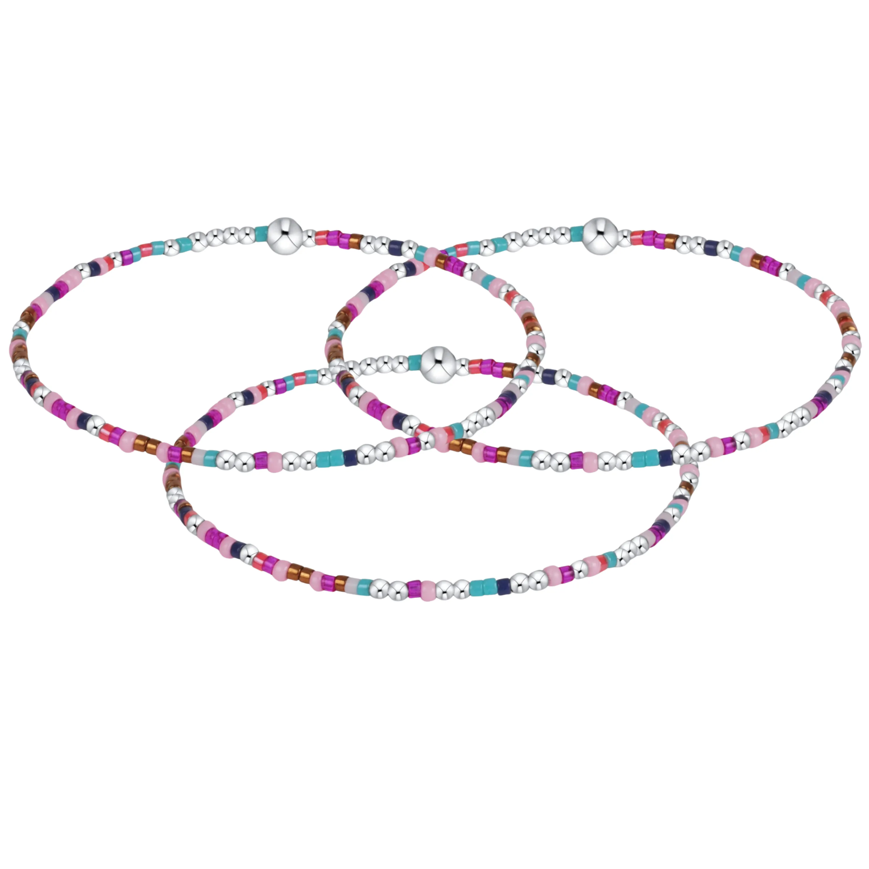 hope unwritten sterling bracelet - life of the party (set of 3) sold by enewton