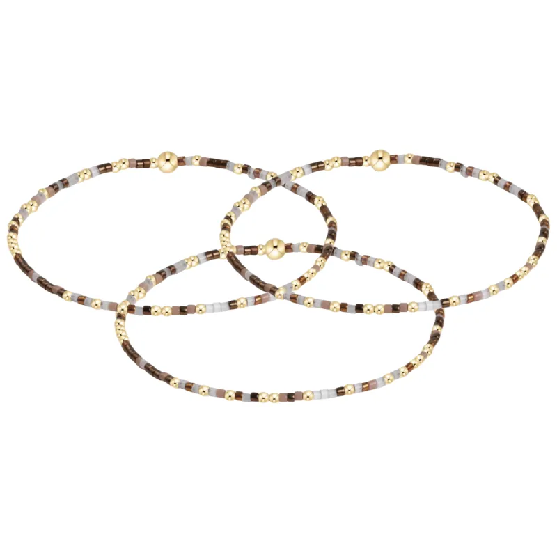 hope unwritten bracelet - wake me up before you cocoa (set of 3) sold by enewton