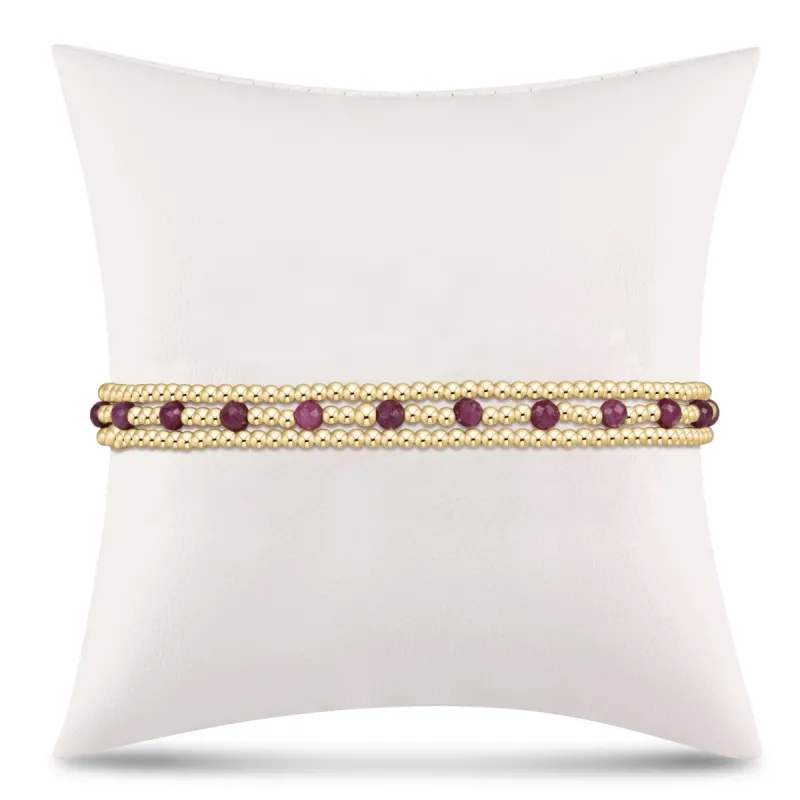 simply classic sincerity stack - ruby sold by enewton