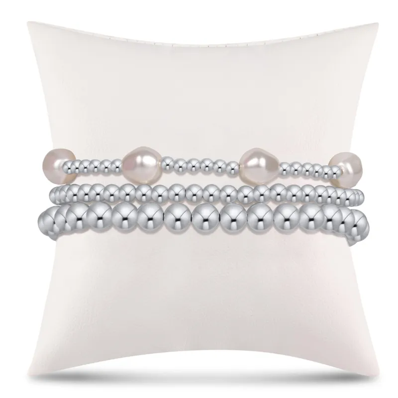 admire classic stack - sterling & pearl sold by enewton