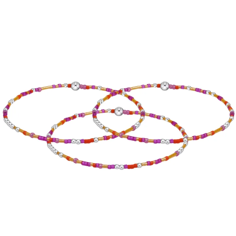 hope unwritten sterling bracelet - takes 2 to tango (set of 3) sold by enewton