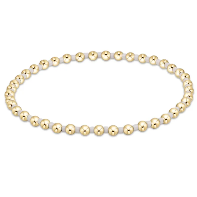 Hope Grateful Bracelet - White sold by enewton