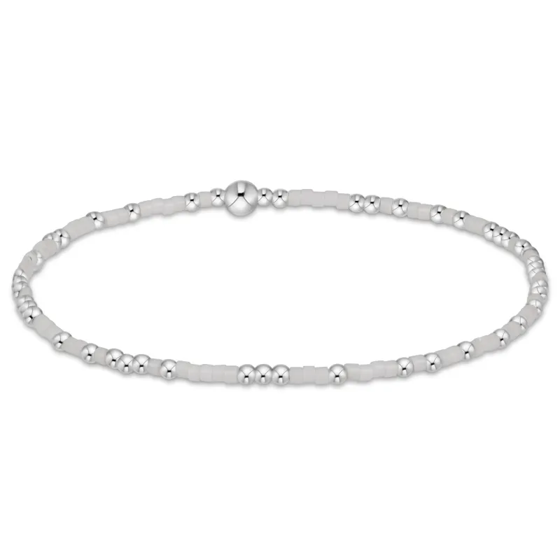 Hope Unwritten Sterling Bracelet - White sold by enewton