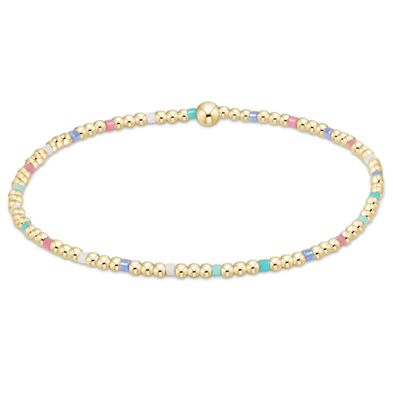 Hope Sincerity Pattern 2mm Bead Bracelet - Hot Mess SS25 sold by enewton