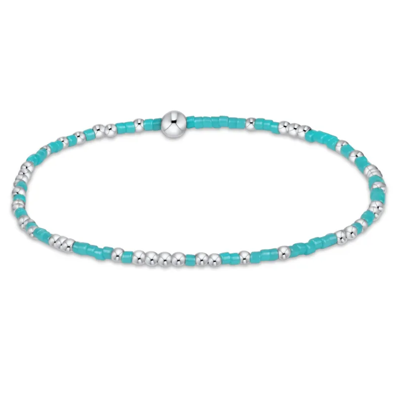 Hope Unwritten Sterling Bracelet - Turquoise sold by enewton