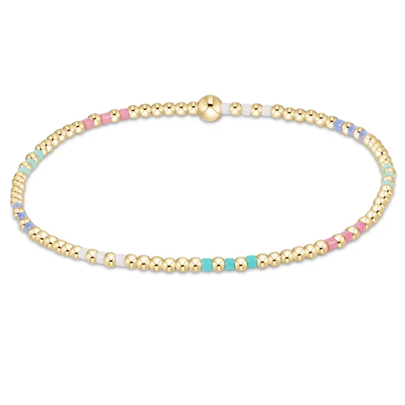Hope Joy Pattern 2mm Bead Bracelet - Hot Mess SS25 sold by enewton