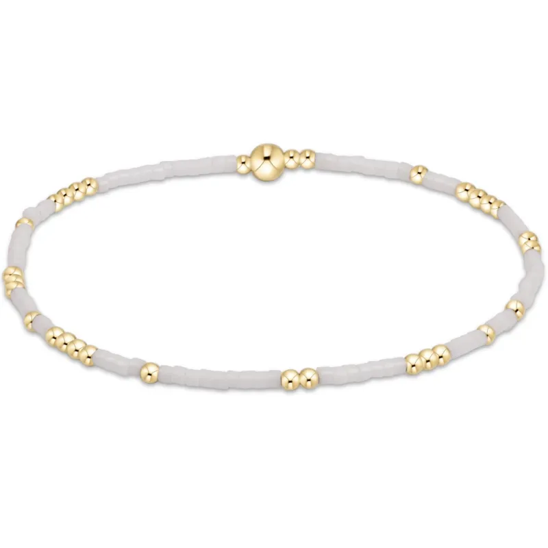 Hope Unwritten Bracelet - White sold by enewton