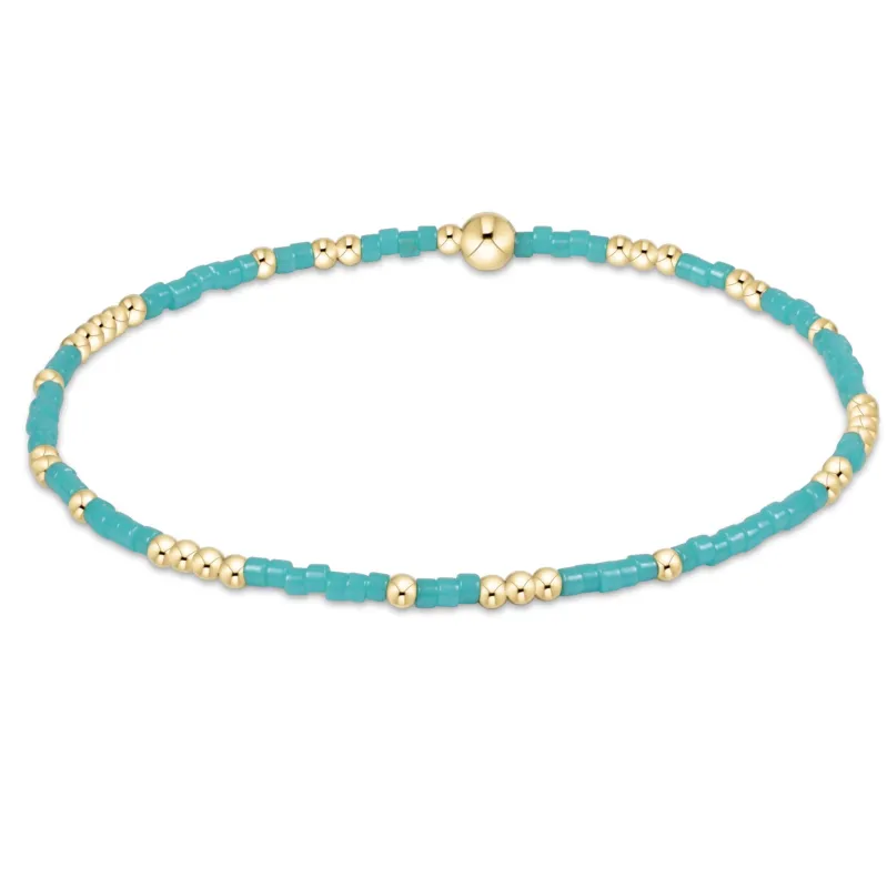 Hope Unwritten Bracelet - Turquoise sold by enewton