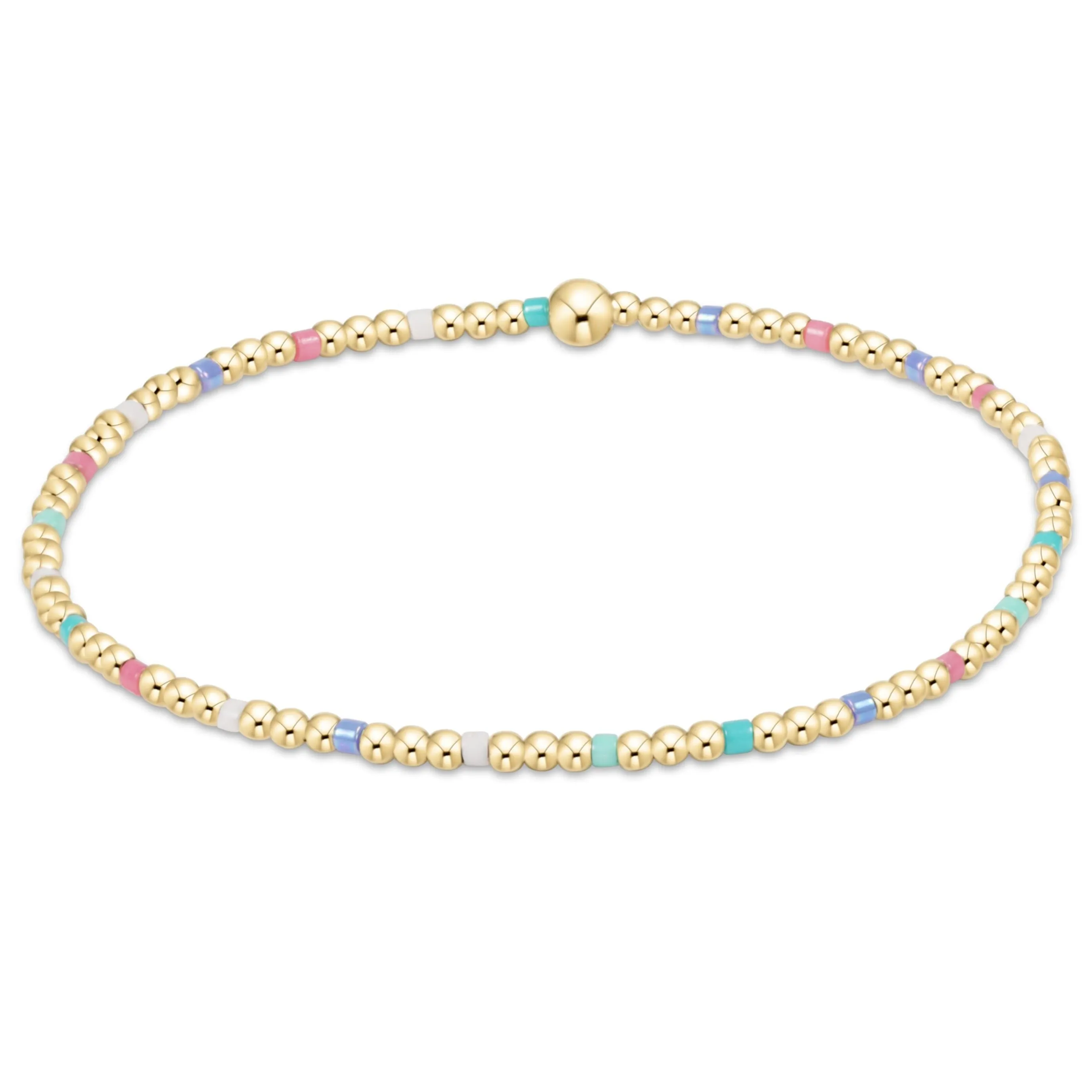 egirl Hope Sincerity Pattern 2mm Bead Bracelet - Hot Mess SS25 sold by enewton