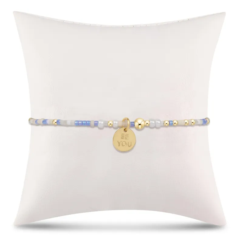 egirl Hope Unwritten Bracelet - Skinny Dippin' - be you. Small Gold Disc sold by enewton