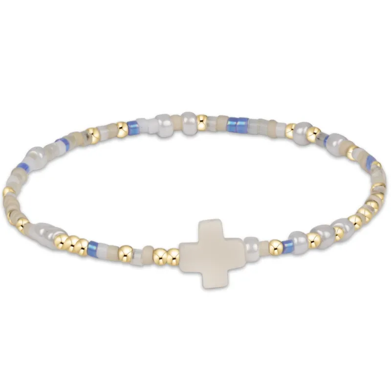 egirl Hope Unwritten Signature Cross Bracelet - Skinny Dippin' sold by enewton