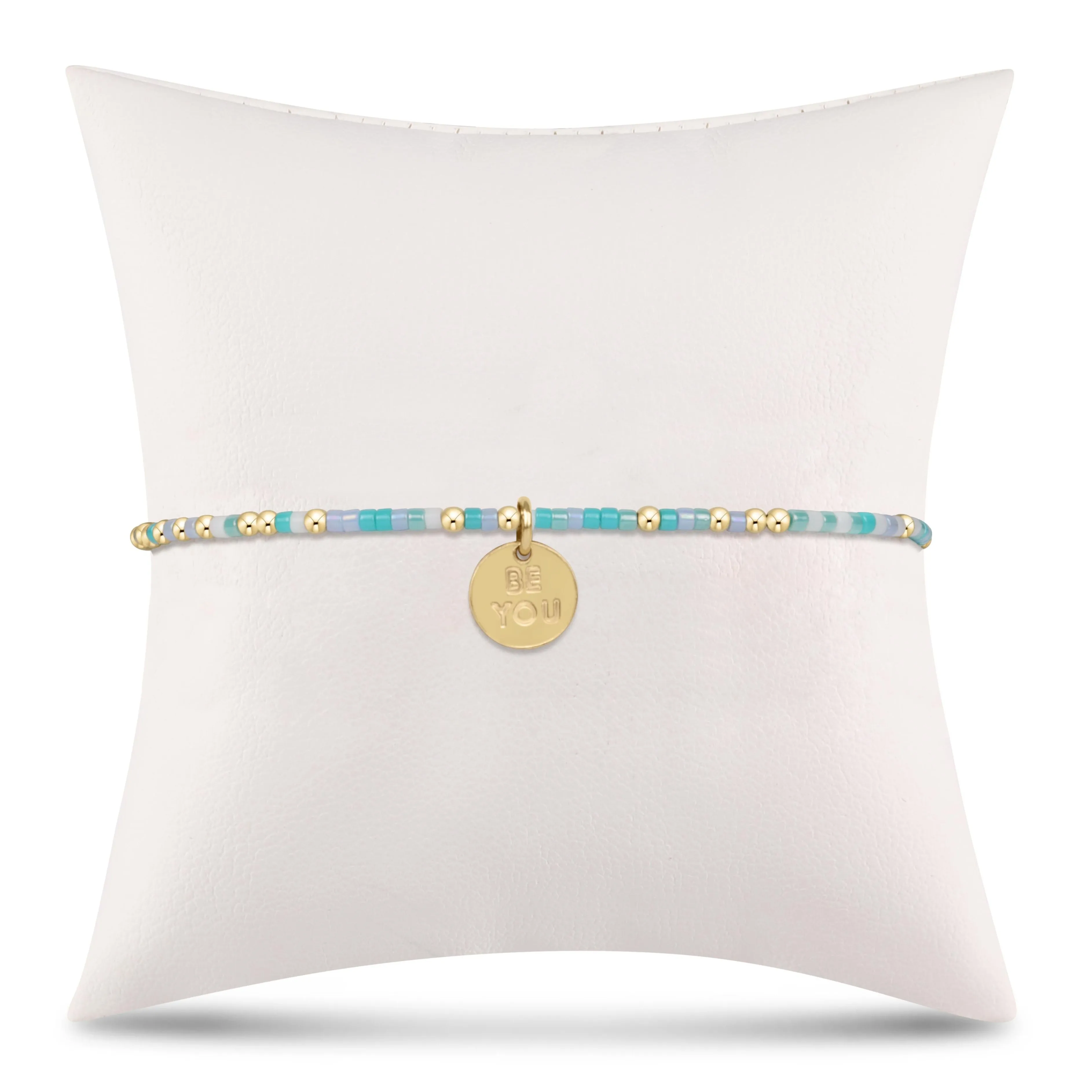 egirl Hope Unwritten Bracelet - Man, I Teal Like A Woman - be you. Small Gold Disc sold by enewton