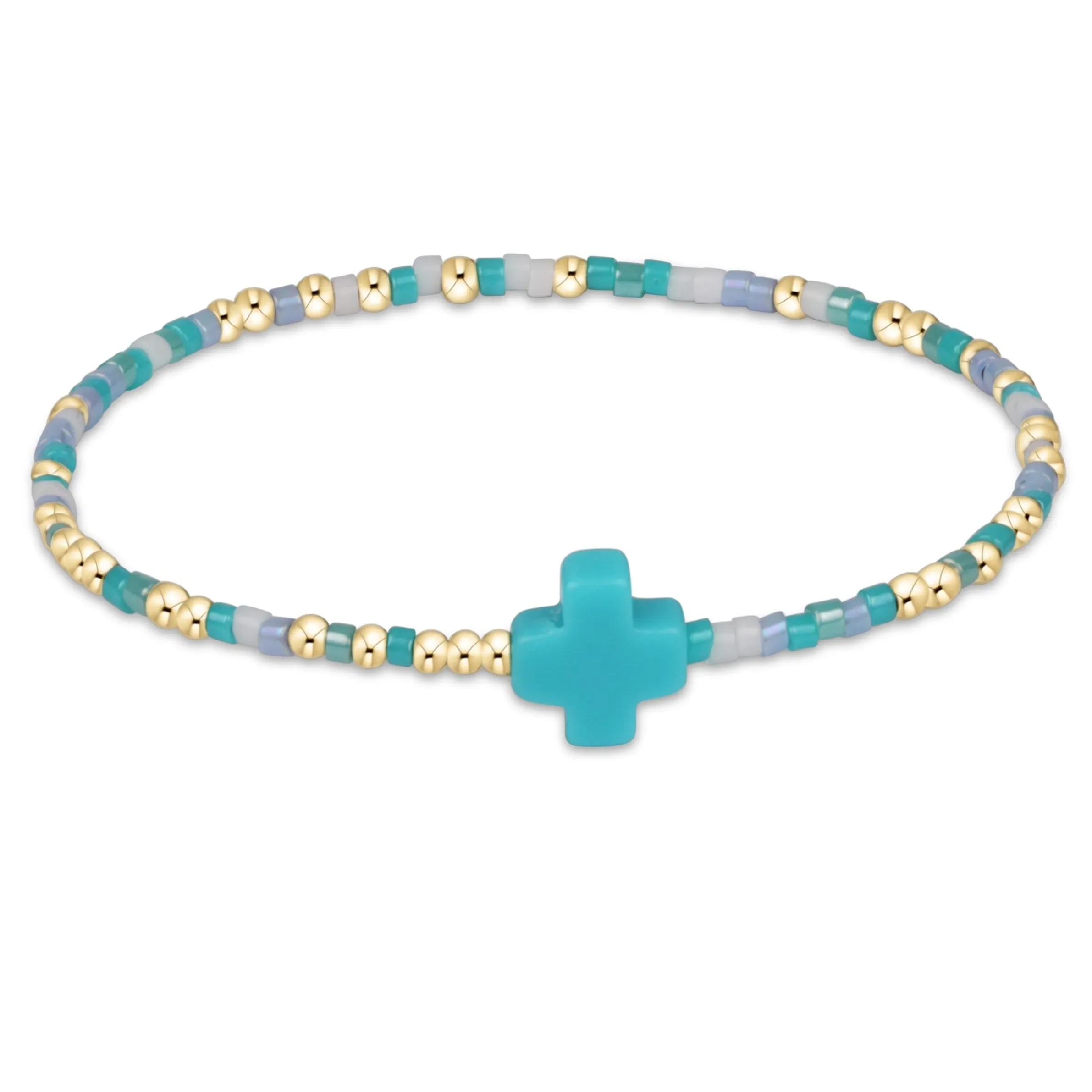 egirl Hope Unwritten Signature Cross Bracelet - Man, I Teal Like A Woman sold by enewton