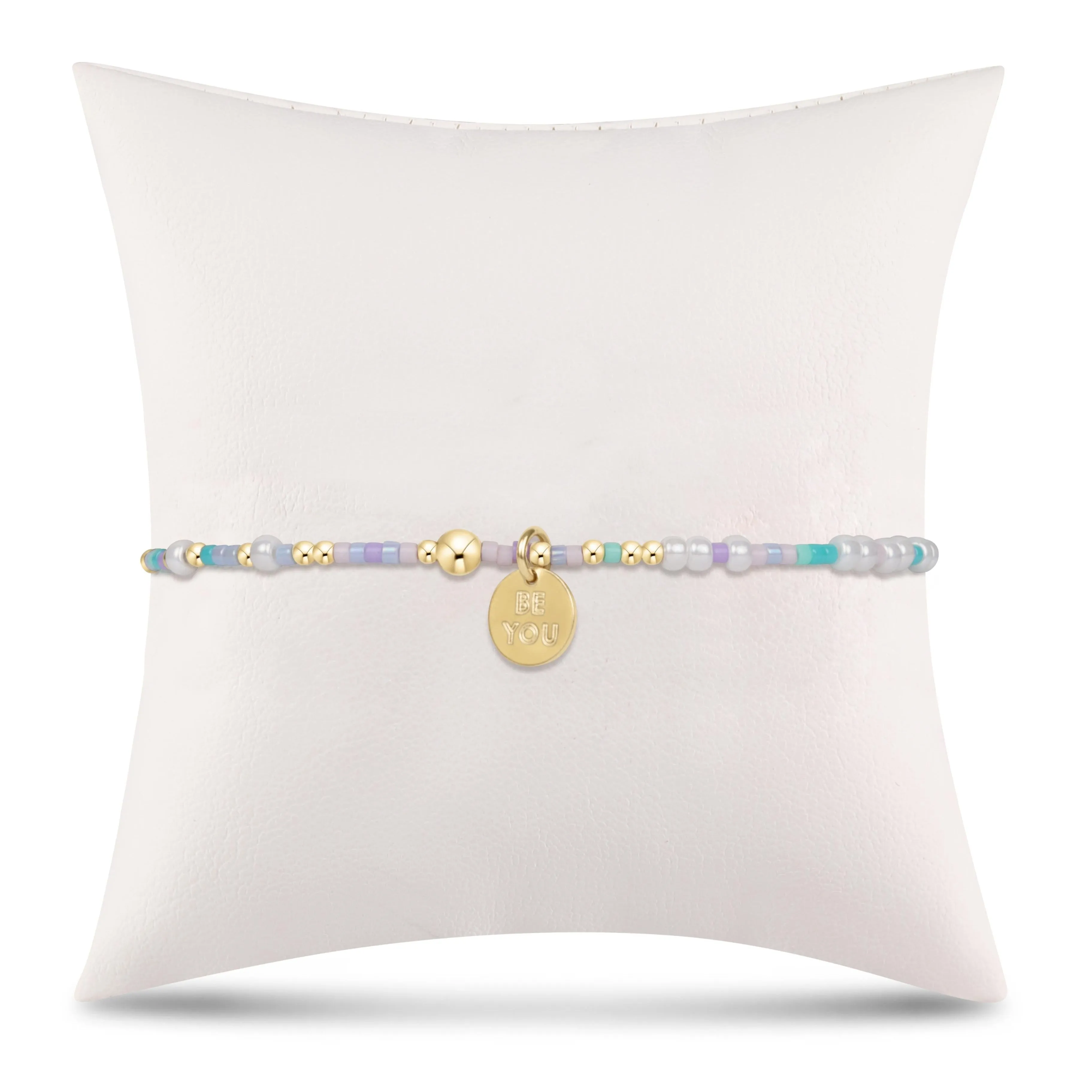 egirl Hope Unwritten Bracelet - How Do You Lilac Me Now? - be you. Small Gold Disc sold by enewton