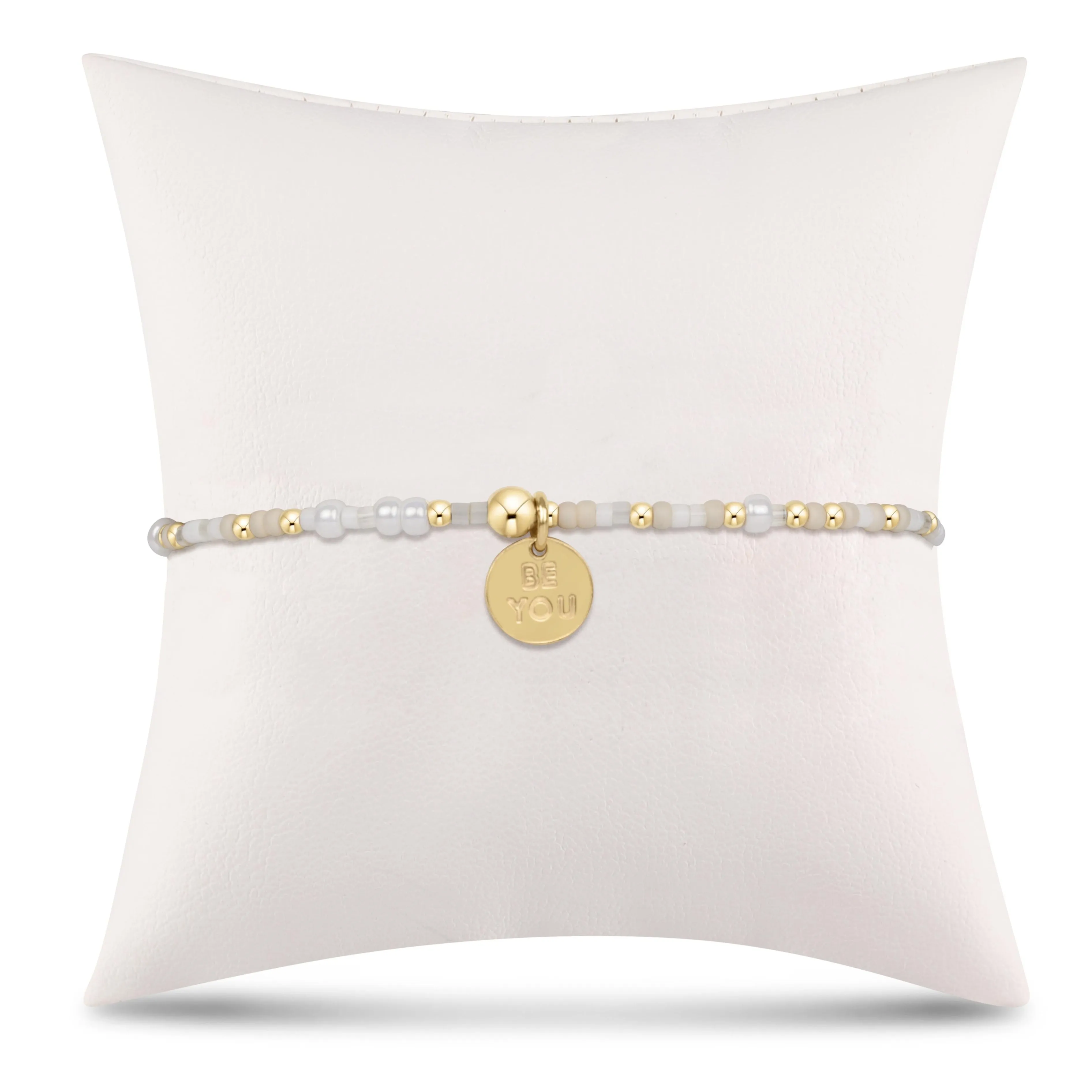 egirl Hope Unwritten Bracelet - Call Me On My Shellphone - be you. Small Gold Disc sold by enewton